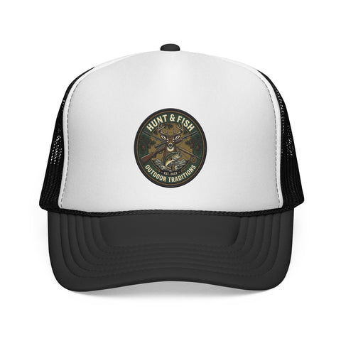 Hunt & Fish Trucker Cap – Outdoor Tradition Mesh Hat