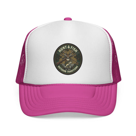 Hunt & Fish Trucker Cap – Outdoor Tradition Mesh Hat