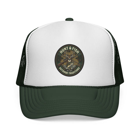 Hunt & Fish Trucker Cap – Outdoor Tradition Mesh Hat