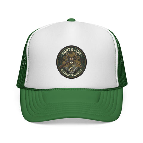 Hunt & Fish Trucker Cap – Outdoor Tradition Mesh Hat