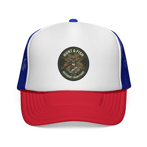 Hunt & Fish Trucker Cap – Outdoor Tradition Mesh Hat