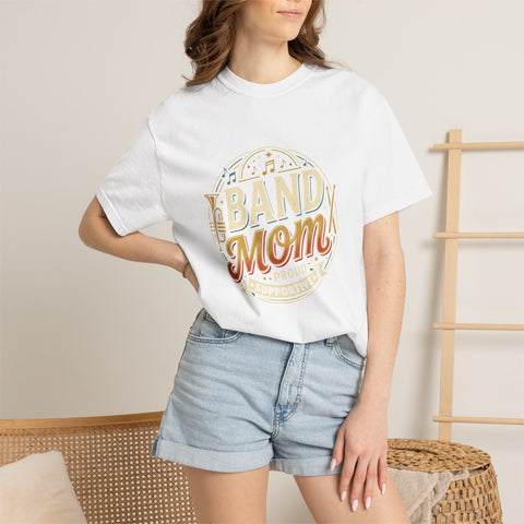 Band Mom T-Shirt — Retro Music Mom Tee for Band Parents