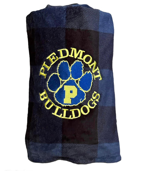Piedmont Bulldogs Fleece Blanket with free shipping