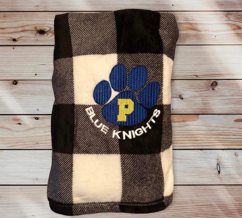 Piedmont Blue Knights Marching Band Fleece Blanket